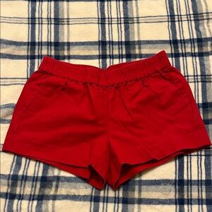 J. Crew Red Women's Athletic Shorts